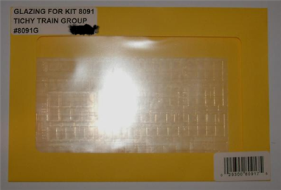 Tichy Train 8091G - HO Precut Glazing Pack - Use With #293-8091