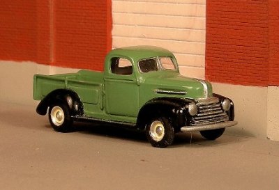 Sylvan Scale Models V-246 HO Scale - 1946-47 Mercury Mercury 1/2 Ton Pickup - Unpainted and Resin...