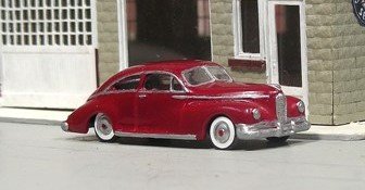 Sylvan Scale Models V-355 HO Scale - 1947 Packard Clipper Two Door Car - Unpainted and Resin Cast...