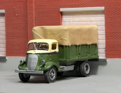 Sylvan Scale Models V-369 HO Scale - 1937 Studebaker Single Axle Stake Body Truck - Unpainted and...