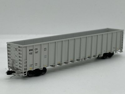 Otter Valley Railroad 6021- N Scale NSC 64 Ft 6000 Cubic Gondola HS - MWCX #102820