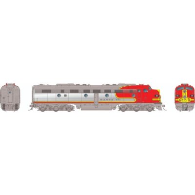 Rapido 28073 - HO EMD E8mA - DC/Silent - ATSF / Warbonnet #84L