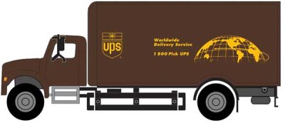 Walthers HO 11293 SceneMaster International(R) 4900 Single-Axle Box Van - Assembled - UPS Bow Tie...