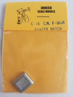 Juneco Scale Models C-16 Canadian National F-Unit Winter Hatch