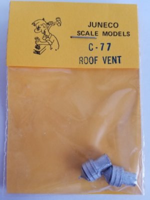 Juneco Scale Models C-77 Roof Vent