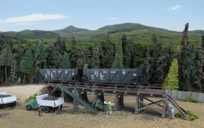 Walthers Cornerstone 4093 - HO Coal Trestle - Kit