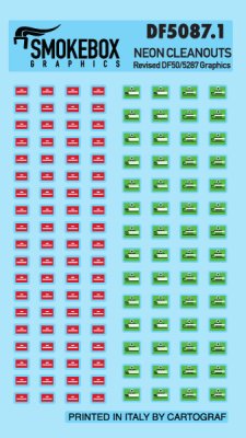 SmokeBox Graphics DF5087.1 - HO Neon Cleanouts