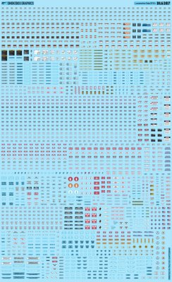 SmokeBox Graphics DL6387 - HO Locomotive Data 2010+ - Decals