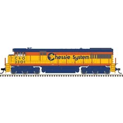 Atlas 10003920 - HO U30C Phase 1 - Gold - DCC & Sound - Chessie System (C&O) #3300