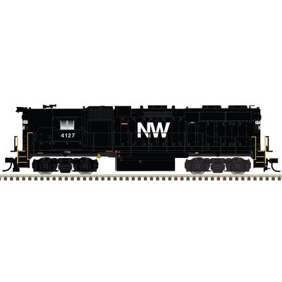 Atlas 10004097 - HO GP38 Gold - DCC Sound - NORFOLK WESTERN #4114