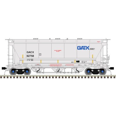 Atlas 20006838 - HO Trinity 3230 Covered Hopper - General American (GACX) #62763