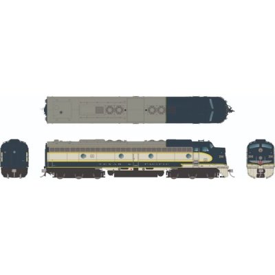 Rapido 28601- HO EMD E8A - DC/DCC/Sound- Texas & Pacific (Eagle Scheme) #2010