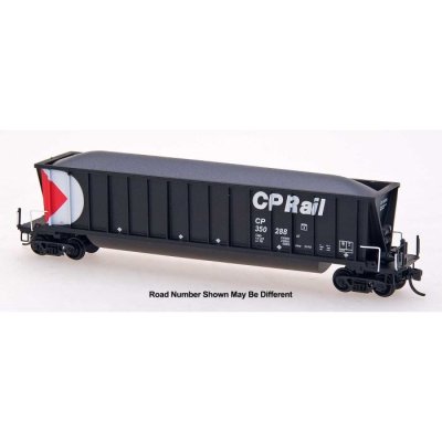 Intermountain 67101-86 - N Scale Bathtub Coal Gondola -CP Multimark Black #350084