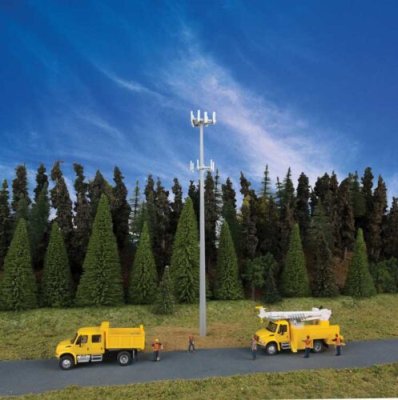 Walthers Cornerstone 3345 HO Modern Communication Tower Kit 