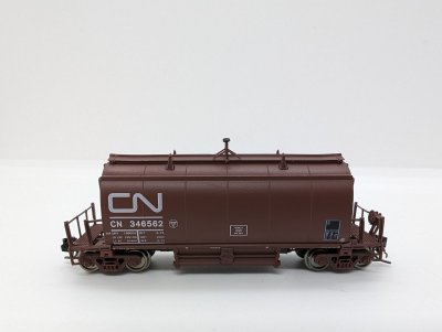 Rapido 543002 - N Scale Long Barrel Ore Hopper - CN Mineral Brown (6pkg) #2