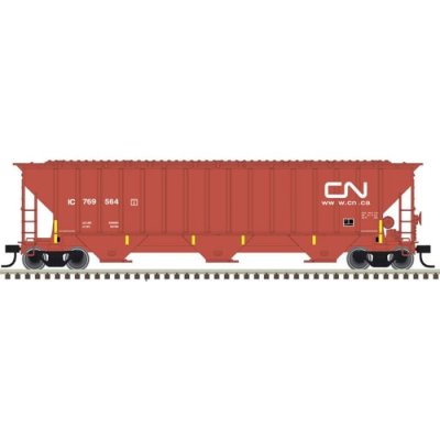 Atlas 50005936 - Trainman N Scale 4750 Covered Hopper - Canadian national (IC) #769564