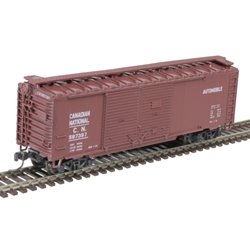 Atlas Trainman 50006192 - N Scale 40ft Double Door Boxcar - Canadian National #537937