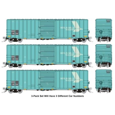 Rapido 198011-3 HO PC&F 5241 CUFT - Boxcar - EEC Patch 1 - Single Car #3148