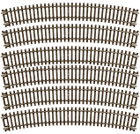 Atlas 536 HO Code 83 Curved Snap Track - 24 Inch Radius pkg(6)