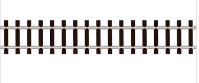 Peco SL300F-5 - N Scale Code 55 Wooden Tie Flex Track - Streamline - 5pcs