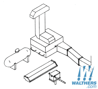 Details West 294 - HO Switch Heater w/ Blower, Propane Tank & Heater Duct