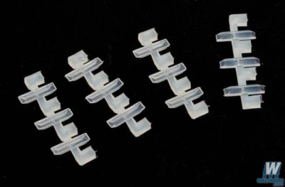 Peco SL311 - N scale Universal Rail Joiners - Code 55/80 - Nylon Insulating (12pcs)