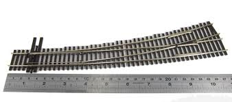 Peco Code 83 SL 8377 Streamline #7 Insulfrog Turnout - Nickel Silver Left Hand Curved HO Scale Tr...