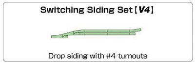 Kato Unitrack 20863 - N Scale Switching Siding Set - V4