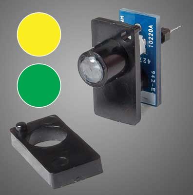 Walthers 151 HO, N, Z, S, O - Walthers Layout Control System - Two Color LED Fascia Indicator (Ye...