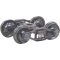 Kadee 554 - HO Bettendorf T-Section Self Centering Trucks w/33 Inch Ribbed Back Wheels