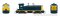 Rapido 27562 - HO EMD SW9 - DCC & Sound - Santa Fe (ATSF Bookend Scheme) #2424 