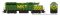 Rapido 40518 - HO EMD GP40 - DCC & Sound - MKT (Green & Yellow) #227