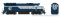 Rapido 40520 - HO EMD GP40 - DCC & Sound - RF&P (Blue and Grey) #124