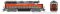 Rapido 40037 - HO EMD GP40 - DCC Ready - Western Pacific (Zephyr) #3511