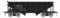 Rapido 148008 HO - GLa 2-Bay Hopper: New York, Ontario & Western - 6(pkg)