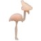 Atlas 4002086 HO - 3D Christmas Flamingo Lawn Ornament w/ Santa Hat (5/Pkg)