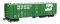 Walthers Mainline 50Ft Post Mechanical Reefer Burlington Northern #747087