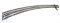 Walthers Track 83063 - HO Code 83 Nickel Silver DCC-Friendly Curved Turnout - 24 and 28inch Radiu...