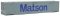 Walthers SceneMaster 8516 - HO 53ft Singamas Corrugated-Side Container - Matson