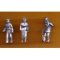 Juneco Scale Models C-102 - Woman, Young Man and Old Man Walking - 3 Unpainted Figures