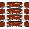 Athearn Roundhouse 1043 - HO 34Ft Ribbed Hopper - BNSF (4 pkg) #2