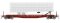 Rapido 138017-1 - HO F30D 50Ft TOFC Flat Car w/ Trailer - TTX (Early Red) #475008