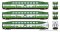 Rapido 146040 - HO BiLevel Commuter Car - GO Transit/ Metrolinx - Set #1