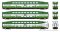 Rapido 146041 - HO BiLevel Commuter Car - GO Transit/ Metrolinx - Set #2