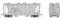 Rapido 149005-4 - HO Enterprise 2-Bay Covered Hopper - GFCX #115