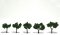 Woodland Scenics 1502 - Ready-Made Trees - 1-1/4 - 2 Inches - Medium Green (5pk)