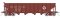 Rapido 178003 - HO H21A 4-Bay Hopper - AB Brakes - Pennsylvania (PRR Red, Circle Keystone) (6pkg)...