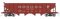 Rapido 178007-5 - HO H21A 4-Bay Hopper - Pennsylvania (PRR Red, Shadow Keystone) #903233