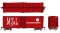 Rapido 181004-6 - HO 1937 AAR 40Ft Boxcar - Round Corner Ends - Minneapolis & St. Louis (M&StL Re...