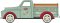 Oxford Diecast 87DP48003 - HO 1948 Dodge B-1B Pickup Truck - Assembled -- Dans Service Garage (gr...